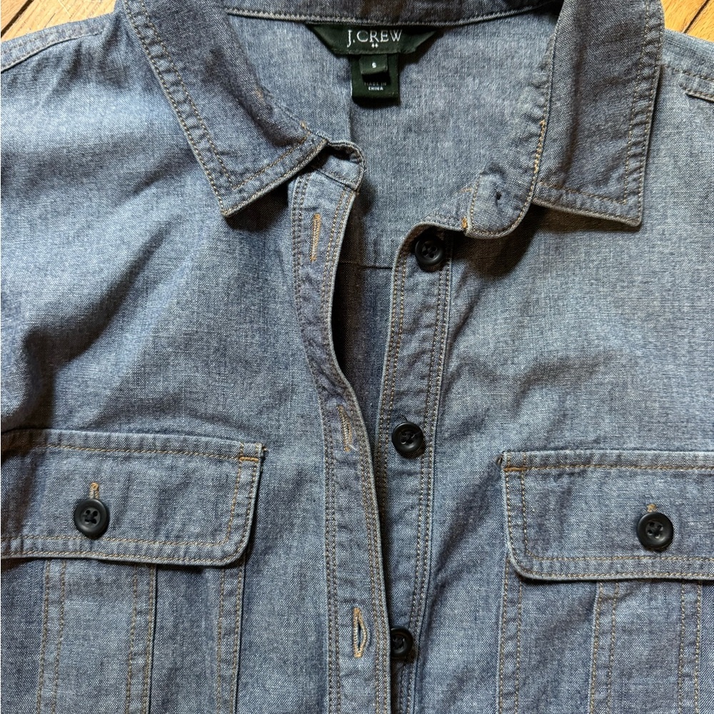 Denim Shirt Dress - Picture 3 of 3